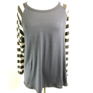 Womens Miss a Day Long Sleeve Cotton Tee Size